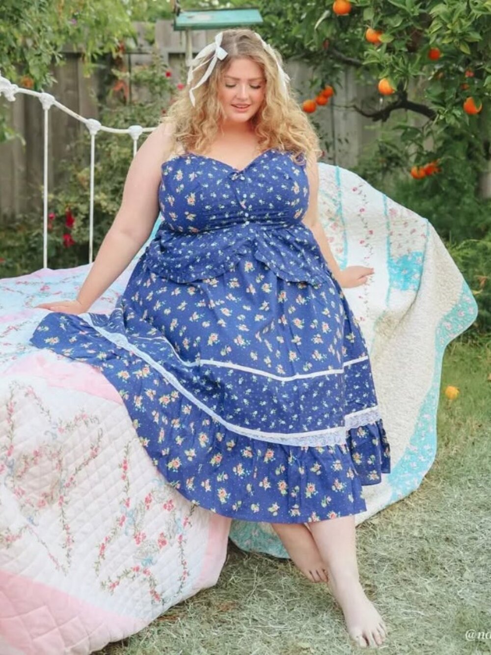 Gunne Sax ModCloth Super Bloom Peplum Top and Rustic Romance Skirt Set Large NWT